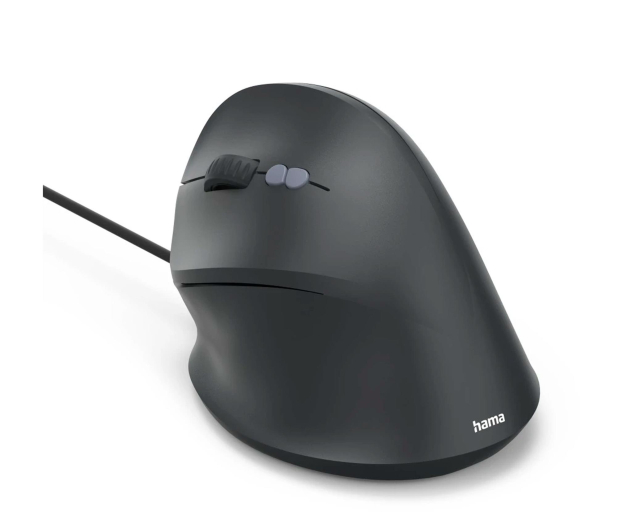 Hama Mysz ergonomiczna przewodowa ECM-500 dla leworęcznych - 1417054 - zdjęcie 3